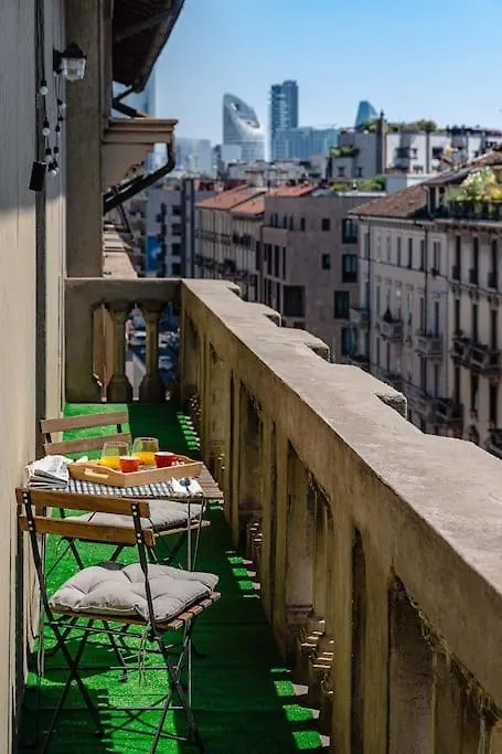 Apartment City Center-Design Attic Penthouse With Private Terrace Milan Italy